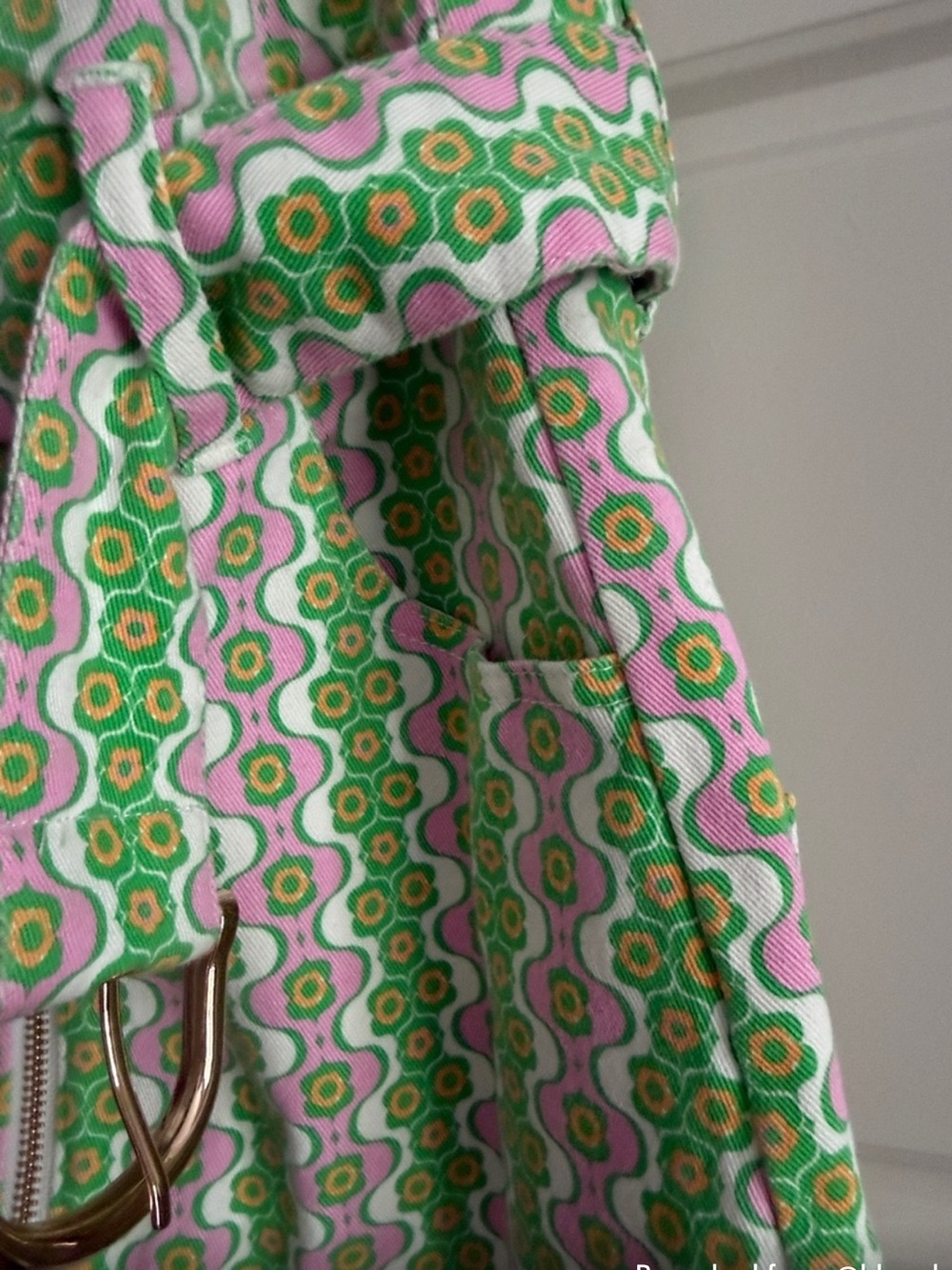 Oxford Tank dress
Color- Watormelon Geo Denim - Picture 7 of 7